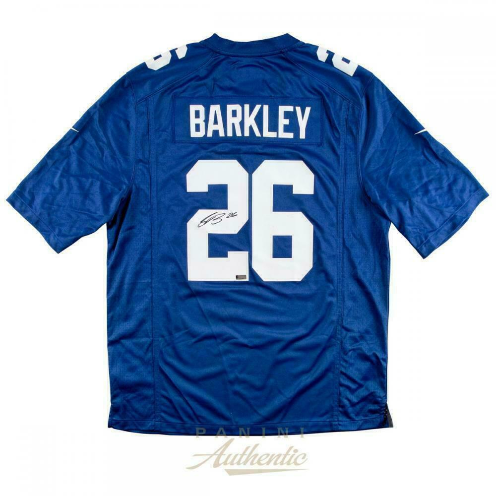 Saquon Barkley Signed New York Giants Jersey (Panini COA ...