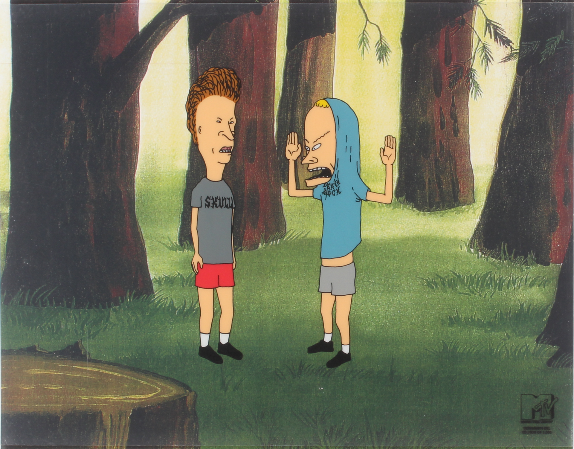 "Beavis and Butt-Head" LE 11x14 Animation Serigraph Cel at PristineAuction.com "Beavis and Butt-Head" LE 11x14 Animation Serigraph Cel at PristineAuction.com
