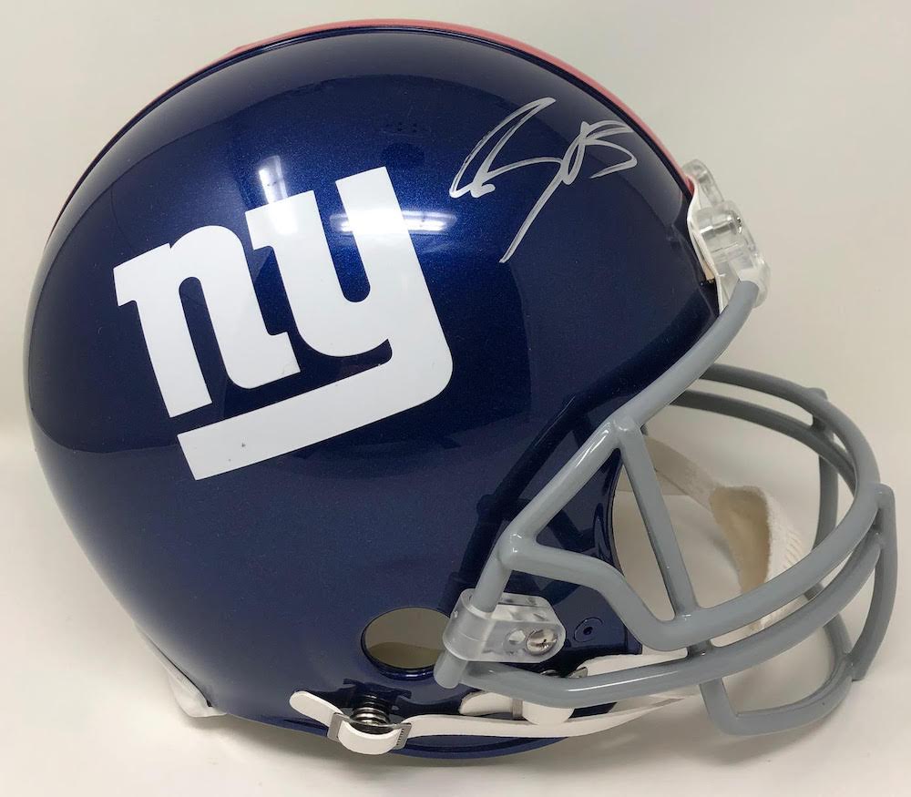 Saquon Barkley Signed Giants Full-Size Authentic On-Field Helmet (Panini COA) at PristineAuction.com Saquon Barkley Signed Giants Full-Size Authentic On-Field Helmet (Panini COA) at PristineAuction.com
