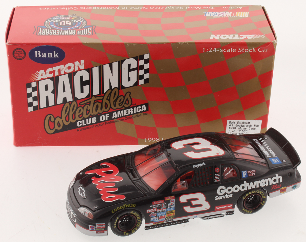 Dale Earnhardt LE #3 GM Goodwrench Plus 1998 Monte Carlo 1:24 Scale Die Cast Car at PristineAuction.com Dale Earnhardt LE #3 GM Goodwrench Plus 1998 Monte Carlo 1:24 Scale Die Cast Car at PristineAuction.com