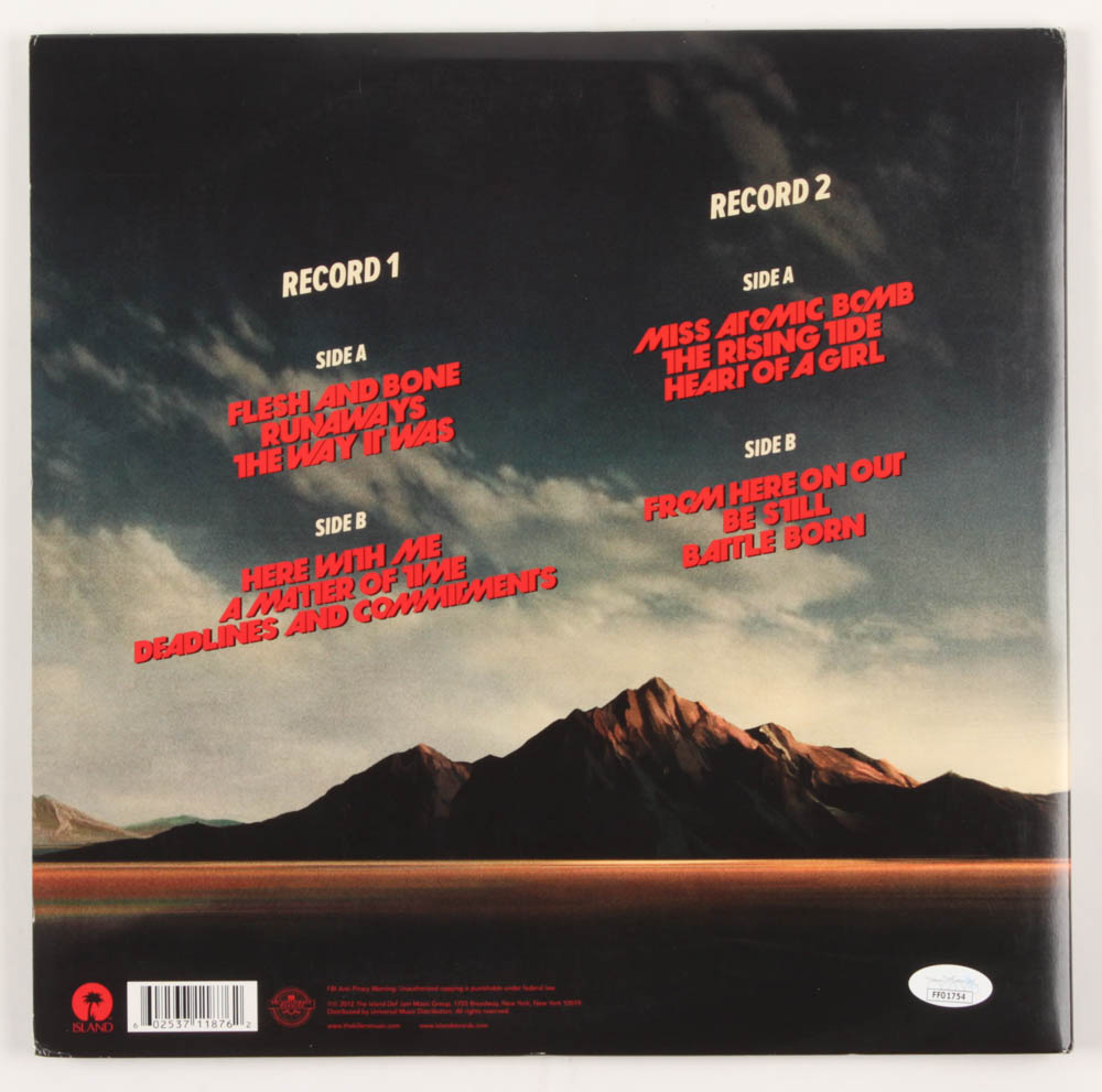 Brandon Flowers, Dave Keuning, & Mark Stoermer Signed The Killers "Battle Born" Vinyl Record Album (JSA COA) at PristineAuction.com Brandon Flowers, Dave Keuning, & Mark Stoermer Signed The Killers "Battle Born" Vinyl Record Album (JSA COA) at PristineAuction.com