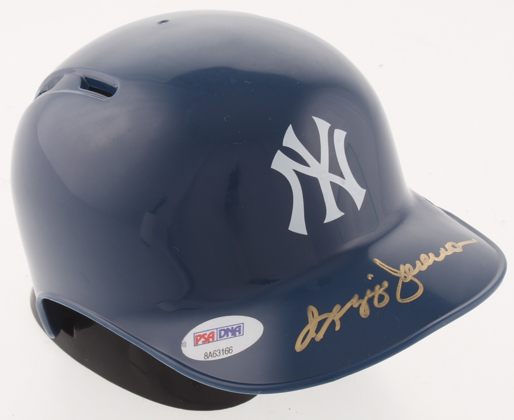 Reggie Jackson Signed New York Yankees Mini Batting Helmet with Display Case (PSA COA) at PristineAuction.com Reggie Jackson Signed New York Yankees Mini Batting Helmet with Display Case (PSA COA) at PristineAuction.com