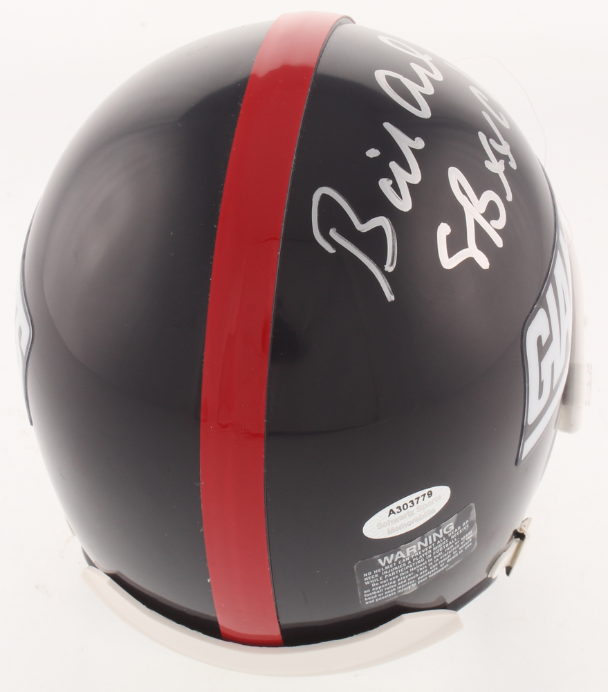 Billy Ard Signed New York Giants Logo Mini Helmet Inscribed 