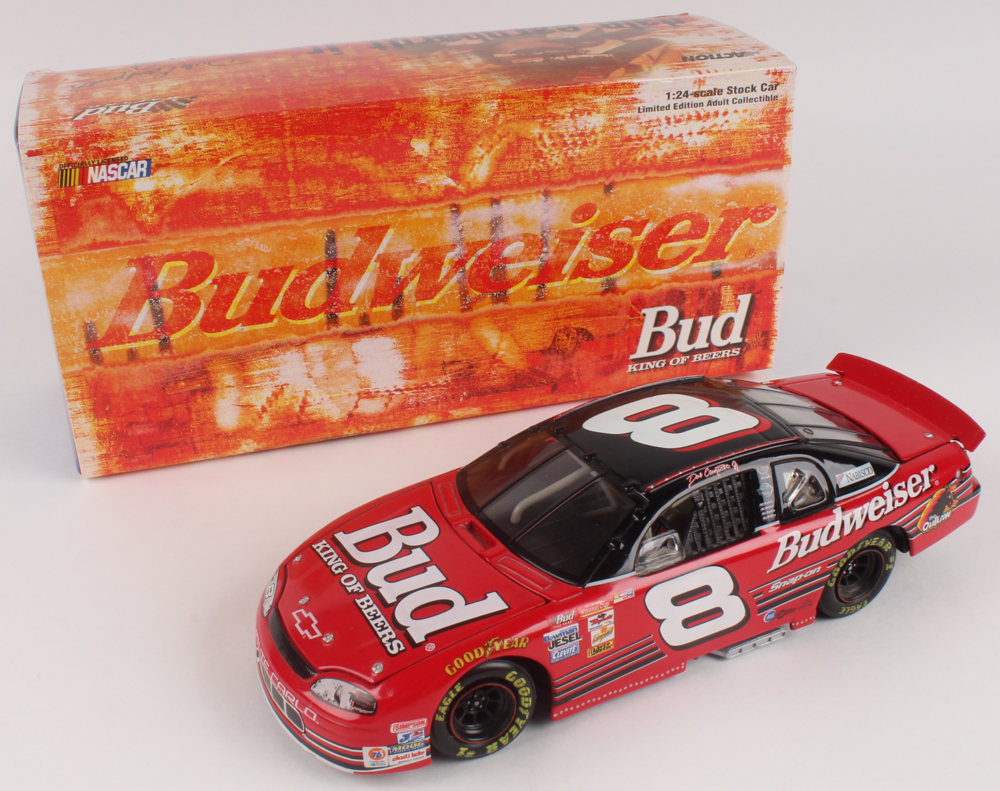 Dale Earnhardt Jr. NASCAR #8 Budweiser 1999 Monte Carlo Elite 1:24 Die-Cast Car at PristineAuction.com Dale Earnhardt Jr. NASCAR #8 Budweiser 1999 Monte Carlo Elite 1:24 Die-Cast Car at PristineAuction.com