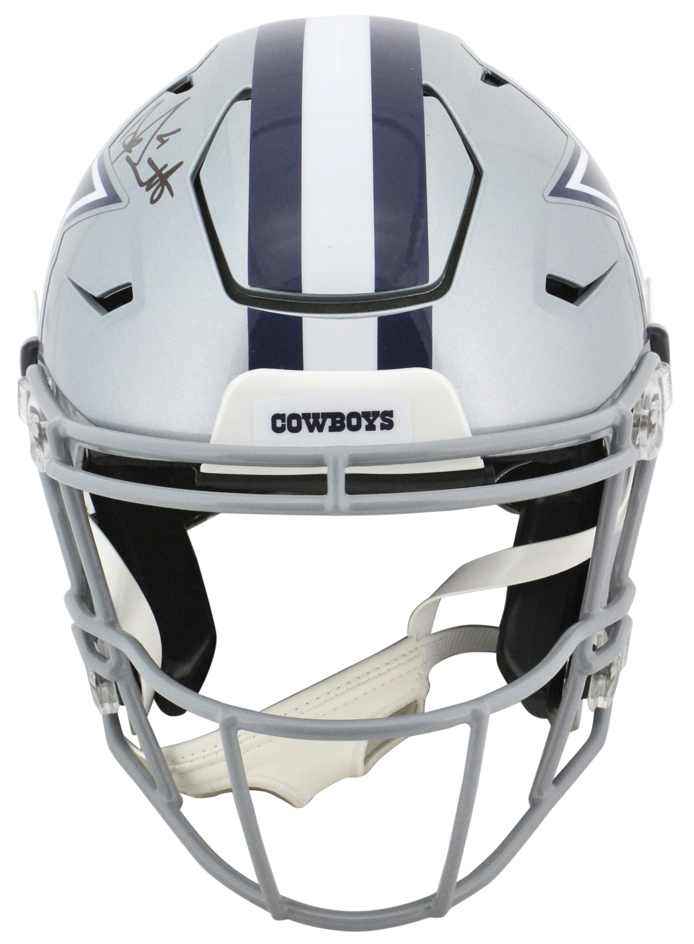 Dak Prescott Signed Dallas Cowboys Full-Size Authentic On-Field Flex Speed Helmet Inscribed "America's Team" & "ROY 16" (Beckett COA & Prescott Hologram) at PristineAuction.com Dak Prescott Signed Dallas Cowboys Full-Size Authentic On-Field Flex Speed Helmet Inscribed "America's Team" & "ROY 16" (Beckett COA & Prescott Hologram) at PristineAuction.com