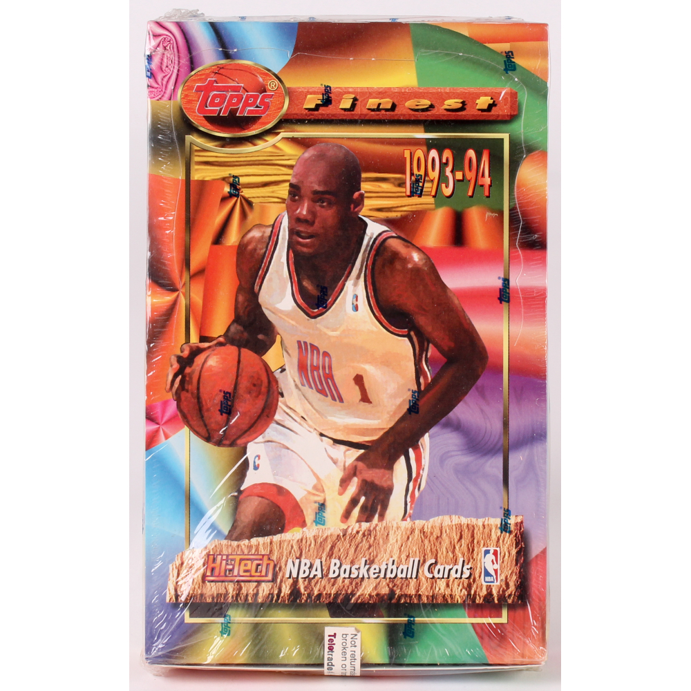 199394 Topps Finest Basketball Unopened Box with (24) Packs Pristine