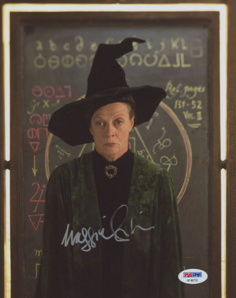 Maggie Smith Signed "Harry Potter & the Sorcerer's Stone" 8x10 Photo - Harry Potter And The Philosopher's Stone Maggie Smith