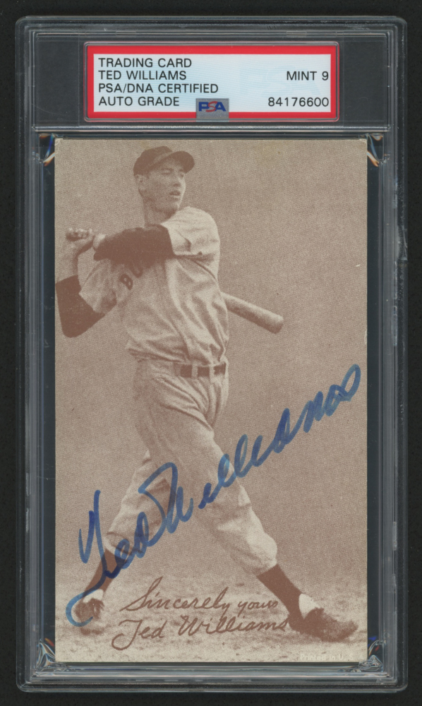 セール PSA MINT 黒 9 TED WILLIAMS 1959 FLEER 売買された 