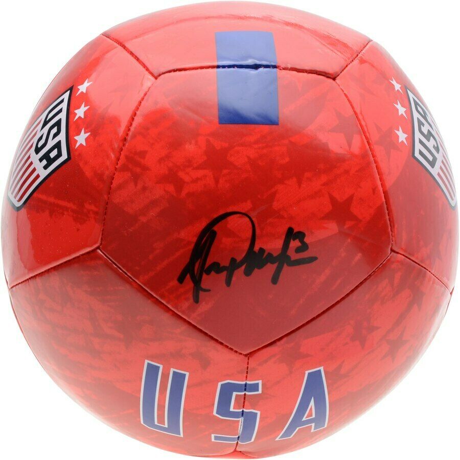 Alex Morgan Signed Team USA Soccer Ball (Fanatics Hologram) at PristineAuction.com Alex Morgan Signed Team USA Soccer Ball (Fanatics Hologram) at PristineAuction.com
