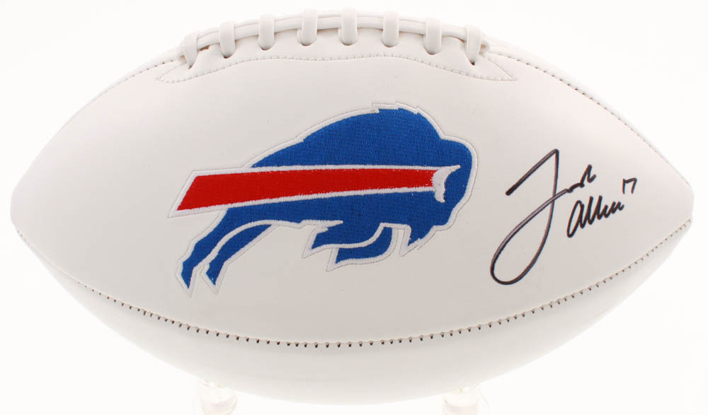 Josh Allen Signed Buffalo Bills Logo Football (Beckett COA) at PristineAuction.com Josh Allen Signed Buffalo Bills Logo Football (Beckett COA) at PristineAuction.com