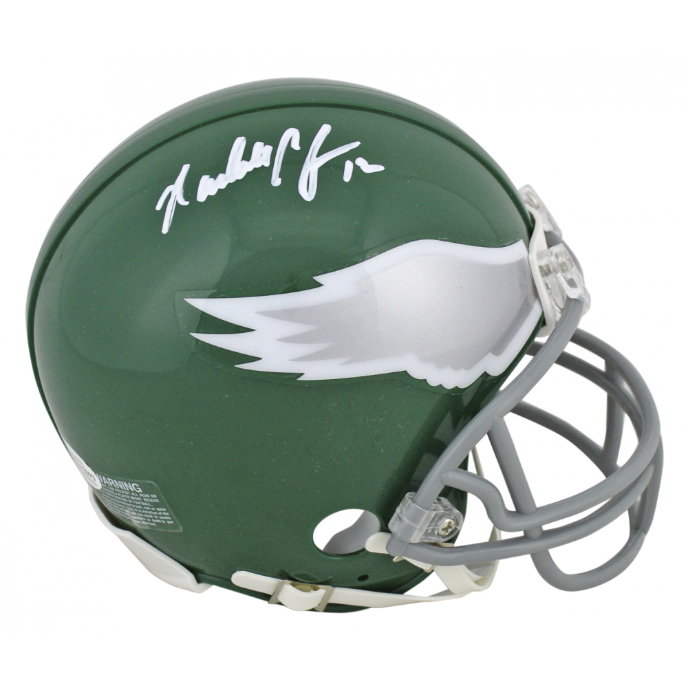 Randall Cunningham Signed Eagles Throwback Mini Helmet (Beckett COA