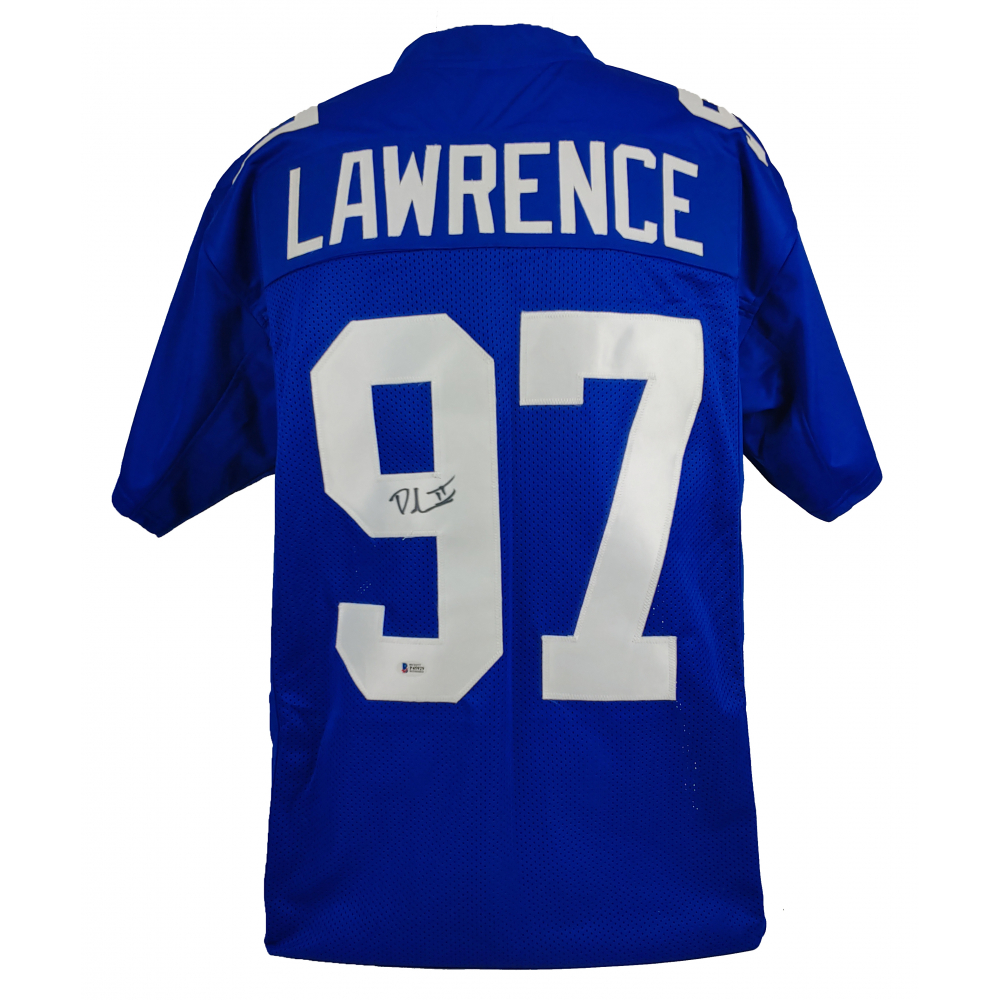 Dexter Lawrence Signed Jersey (Beckett) Pristine Auction
