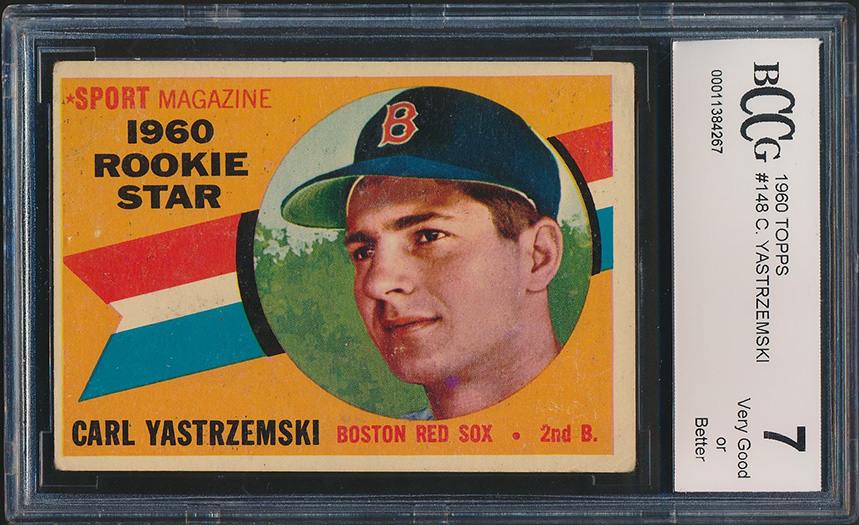 1960 Topps #148 Carl Yastrzemski (BCCG 7) at PristineAuction.com 1960 Topps #148 Carl Yastrzemski (BCCG 7) at PristineAuction.com
