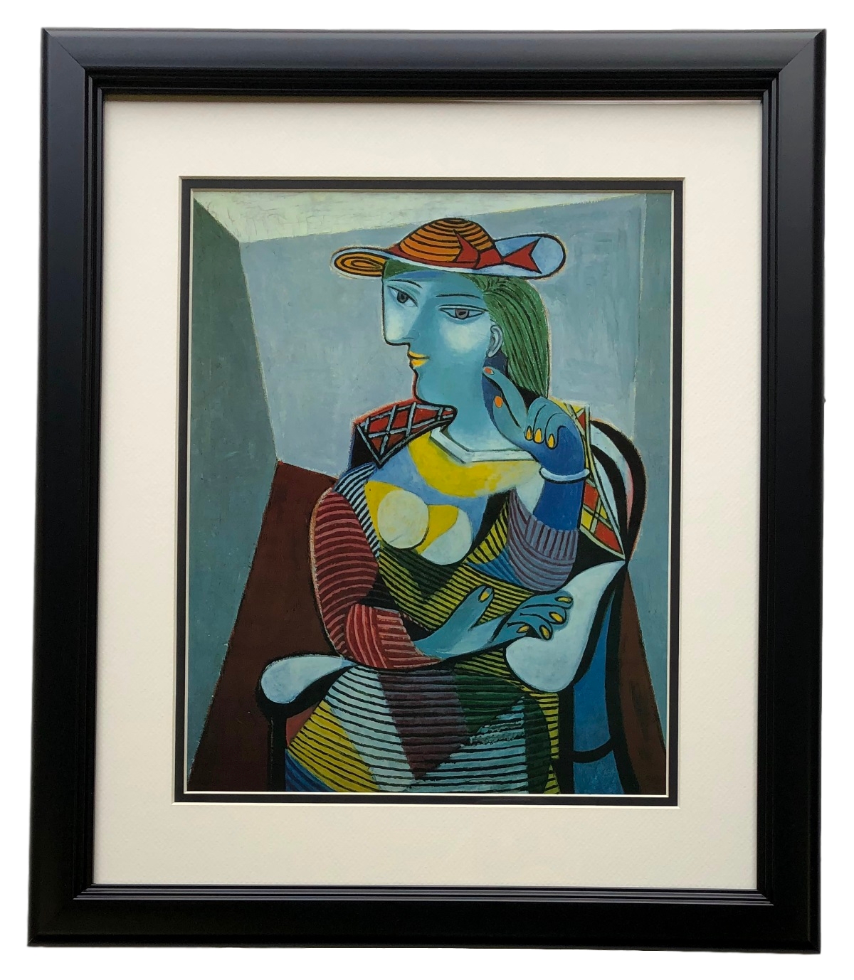 Pablo Picasso "Portrait Of Marie Therese Walter" 18x20 Custom Framed Photo Print at PristineAuction.com Pablo Picasso "Portrait Of Marie Therese Walter" 18x20 Custom Framed Photo Print at PristineAuction.com