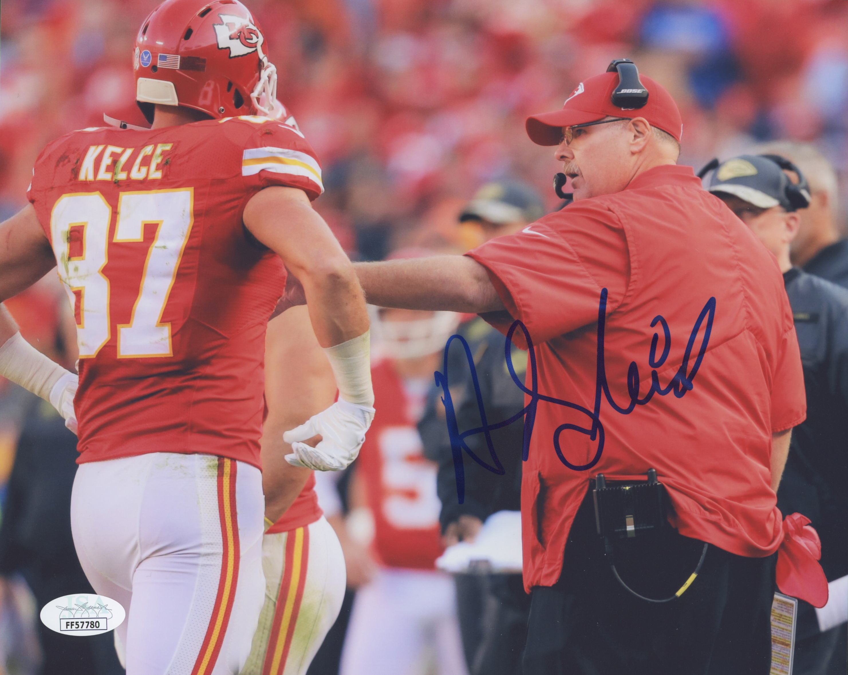 Andy Reid Signed Kansas City Chiefs 8x10 Photo (JSA COA) at PristineAuction.com Andy Reid Signed Kansas City Chiefs 8x10 Photo (JSA COA) at PristineAuction.com