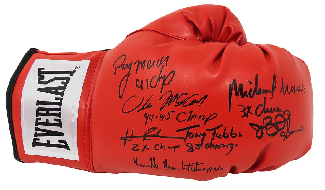 Schwartz Sports Boxing Superstar Signed & Inscribed Mystery Boxing Glove - Series 2 (Limited to 150) *Muhammad Ali Glove – Grand Prize* at PristineAuction.com Schwartz Sports Boxing Superstar Signed & Inscribed Mystery Boxing Glove - Series 2 (Limited to 150) *Muhammad Ali Glove – Grand Prize* at PristineAuction.com