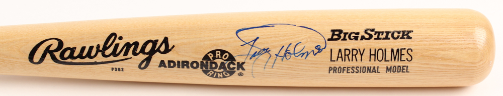 Larry Holmes Signed Rawlings Adirondack Pro Big Stick Baseball Bat (Beckett COA) at PristineAuction.com Larry Holmes Signed Rawlings Adirondack Pro Big Stick Baseball Bat (Beckett COA) at PristineAuction.com
