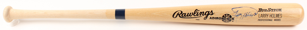 Larry Holmes Signed Rawlings Adirondack Pro Big Stick Baseball Bat (Beckett COA) at PristineAuction.com Larry Holmes Signed Rawlings Adirondack Pro Big Stick Baseball Bat (Beckett COA) at PristineAuction.com