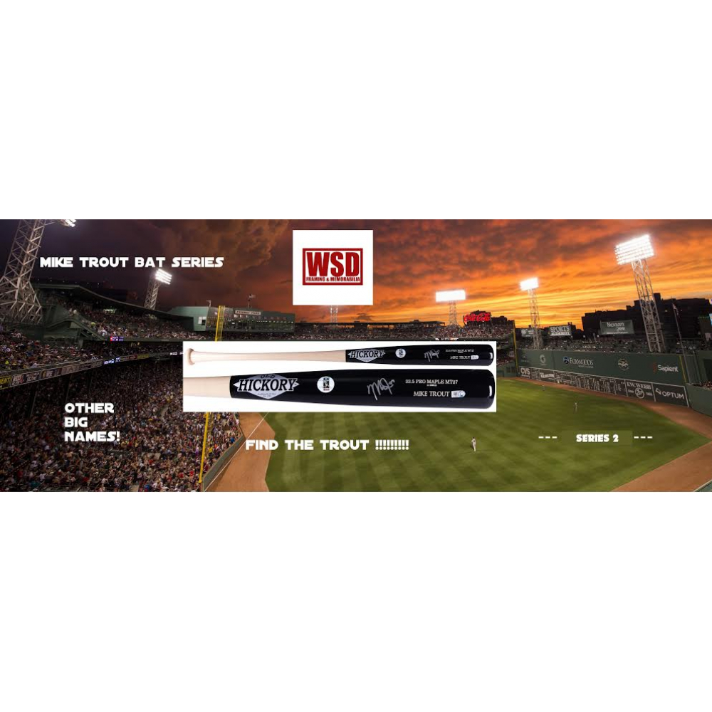 WSD Mike Trout Baseball Bat Mystery Box Series 2 (Find the Trout