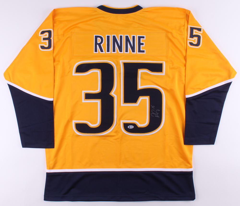 Pekka Rinne Signed Jersey (Beckett COA) at PristineAuction.com Pekka Rinne Signed Jersey (Beckett COA) at PristineAuction.com