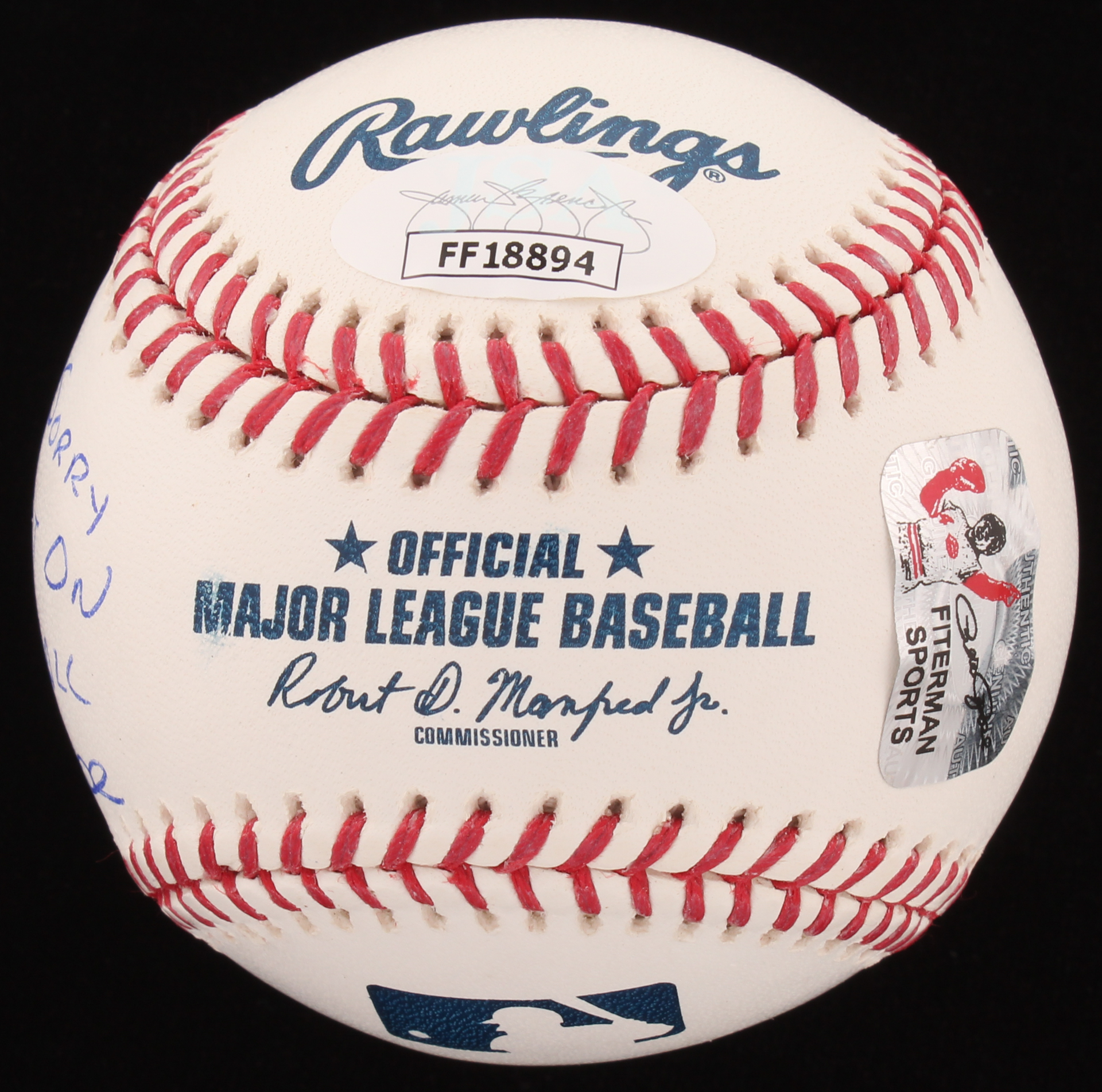 Pete Rose Signed OML Baseball Inscribed "I'm Sorry I Bet On Baseball" (JSA COA & Fiterman Hologram) at PristineAuction.com Pete Rose Signed OML Baseball Inscribed "I'm Sorry I Bet On Baseball" (JSA COA & Fiterman Hologram) at PristineAuction.com