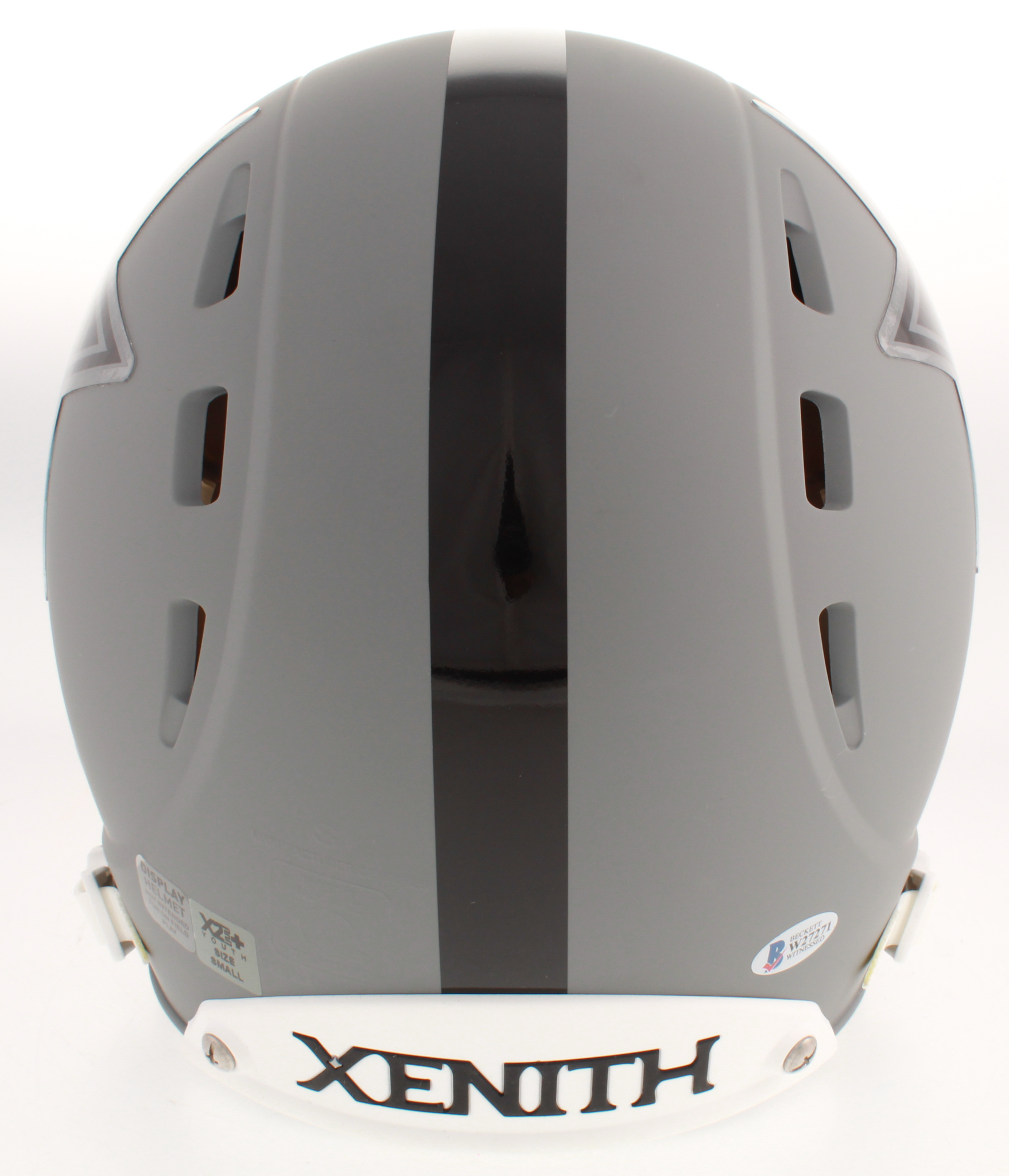 Leighton Vander Esch Signed Dallas Cowboys Matte Gray Full-Size Helmet (Beckett COA) at PristineAuction.com Leighton Vander Esch Signed Dallas Cowboys Matte Gray Full-Size Helmet (Beckett COA) at PristineAuction.com