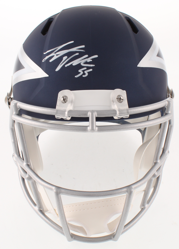 Leighton Vander Esch Signed Dallas Cowboys Full-Size AMP Alternate Speed Helmet (Beckett COA) at PristineAuction.com Leighton Vander Esch Signed Dallas Cowboys Full-Size AMP Alternate Speed Helmet (Beckett COA) at PristineAuction.com