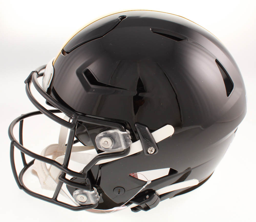 Troy Polamalu Signed Pittsburgh Steelers Full-Size Authentic On-Field SpeedFlex Helmet (Beckett COA) at PristineAuction.com Troy Polamalu Signed Pittsburgh Steelers Full-Size Authentic On-Field SpeedFlex Helmet (Beckett COA) at PristineAuction.com