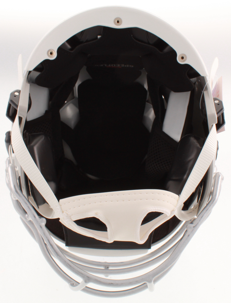 Barry Sanders Signed Detroit Lions Full-Size Authentic On-Field SpeedFlex Helmet Inscribed "The Lion King" & "HOF 04" (Schwartz COA) at PristineAuction.com Barry Sanders Signed Detroit Lions Full-Size Authentic On-Field SpeedFlex Helmet Inscribed "The Lion King" & "HOF 04" (Schwartz COA) at PristineAuction.com