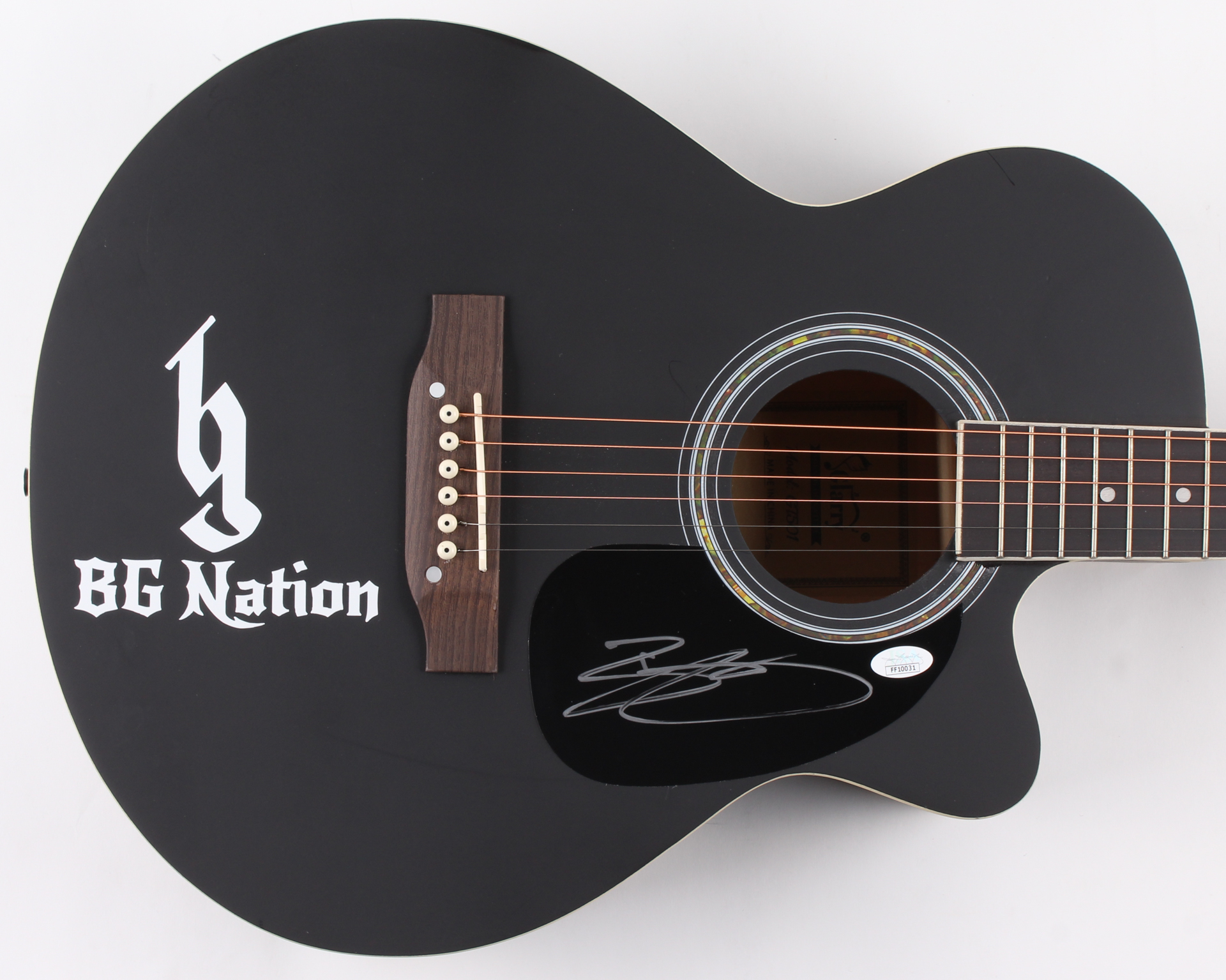 Brantley Gilbert Signed "BG Nation" 38" Acoustic Guitar (JSA COA) at PristineAuction.com Brantley Gilbert Signed "BG Nation" 38" Acoustic Guitar (JSA COA) at PristineAuction.com
