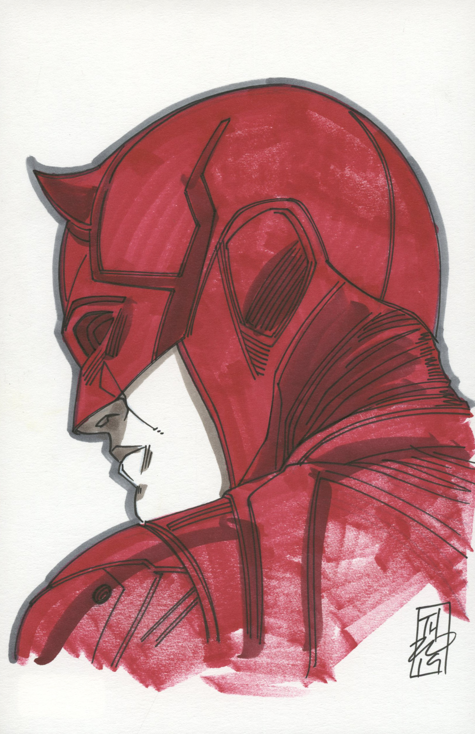 Tom Hodges - Daredevil - Marvel Signed ORIGINAL 5.5