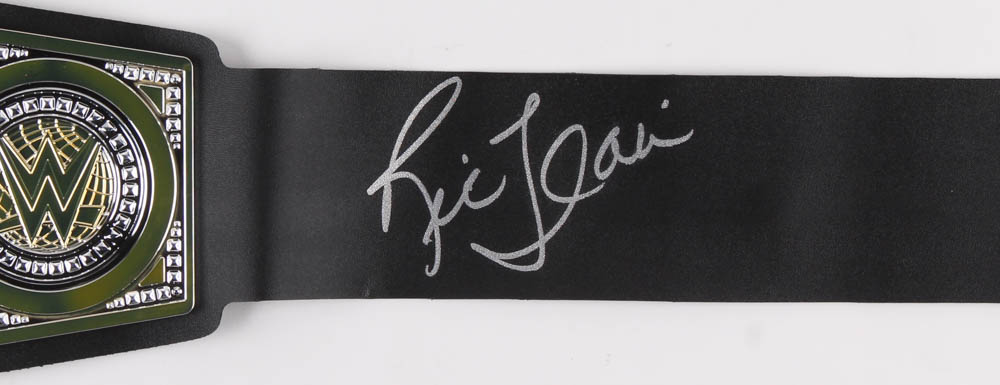 Rick Flair Signed WWE Championship Belt (Schwartz COA) at PristineAuction.com Rick Flair Signed WWE Championship Belt (Schwartz COA) at PristineAuction.com