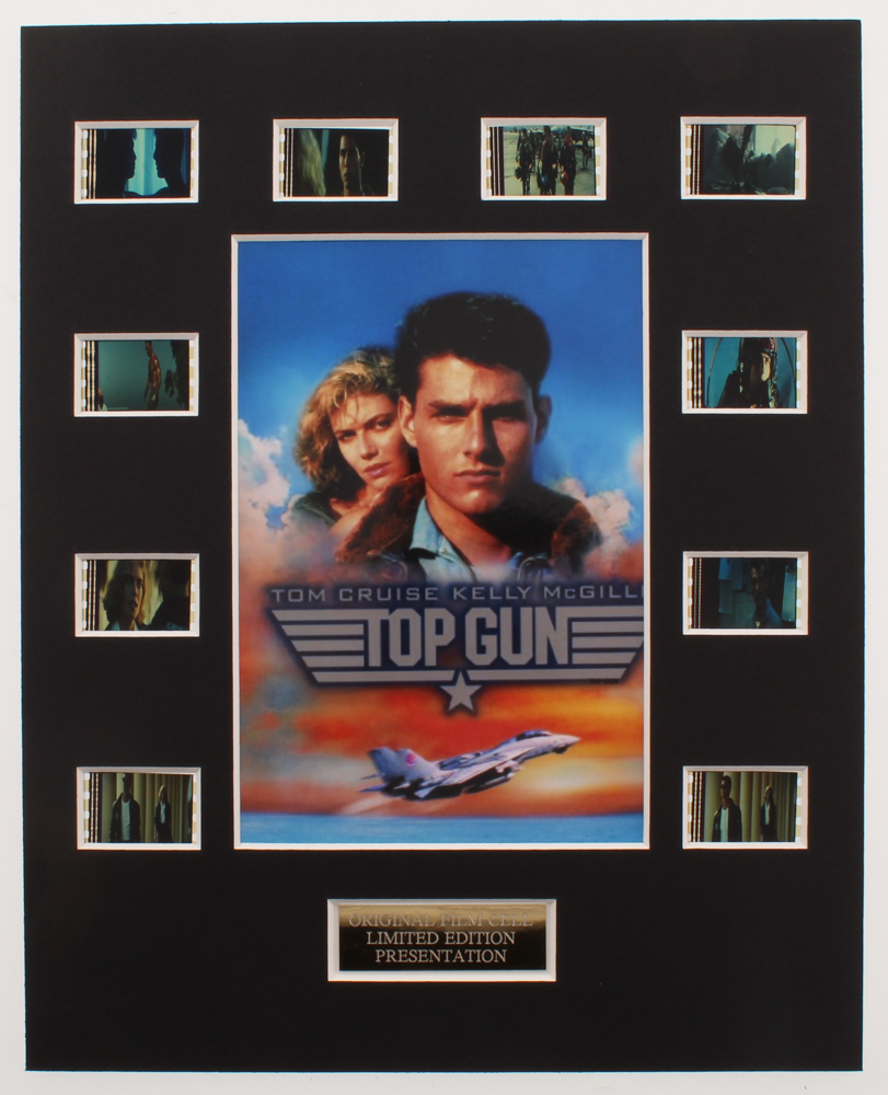 "Top Gun" LE 8x10 Custom Matted Original Film / Movie Cell Display at PristineAuction.com "Top Gun" LE 8x10 Custom Matted Original Film / Movie Cell Display at PristineAuction.com