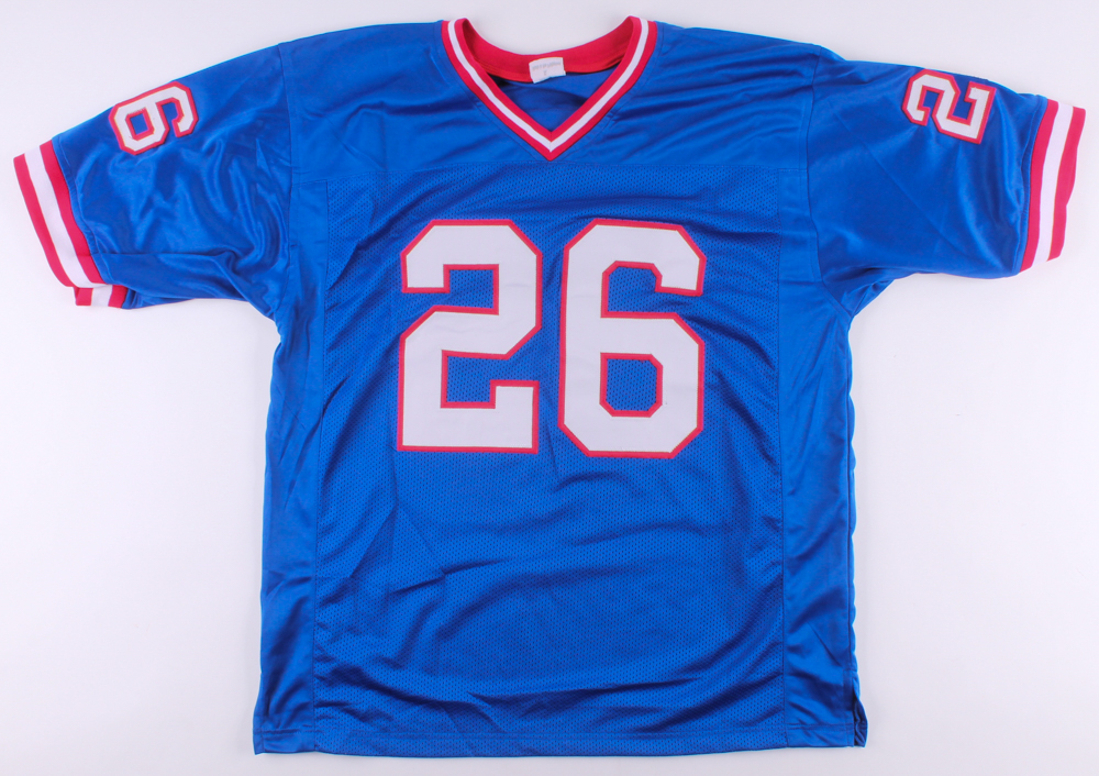 Saquon Barkley Signed Jersey (JSA COA) at PristineAuction.com Saquon Barkley Signed Jersey (JSA COA) at PristineAuction.com