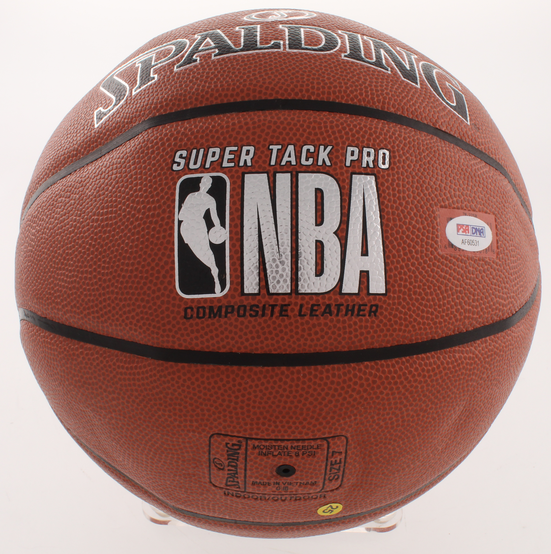 Larry Bird Signed NBA Basketball with Display Case (PSA COA) at PristineAuction.com Larry Bird Signed NBA Basketball with Display Case (PSA COA) at PristineAuction.com