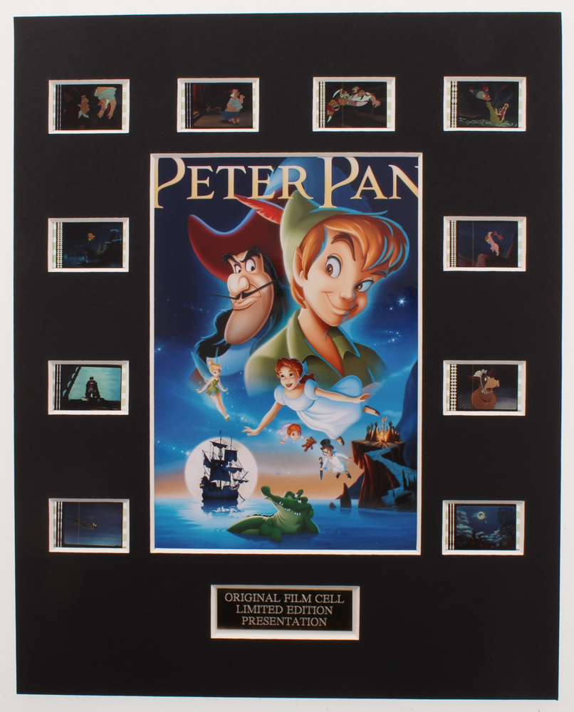 "Peter Pan" LE 8x10 Custom Matted Original Film / Movie Cell Display at PristineAuction.com "Peter Pan" LE 8x10 Custom Matted Original Film / Movie Cell Display at PristineAuction.com