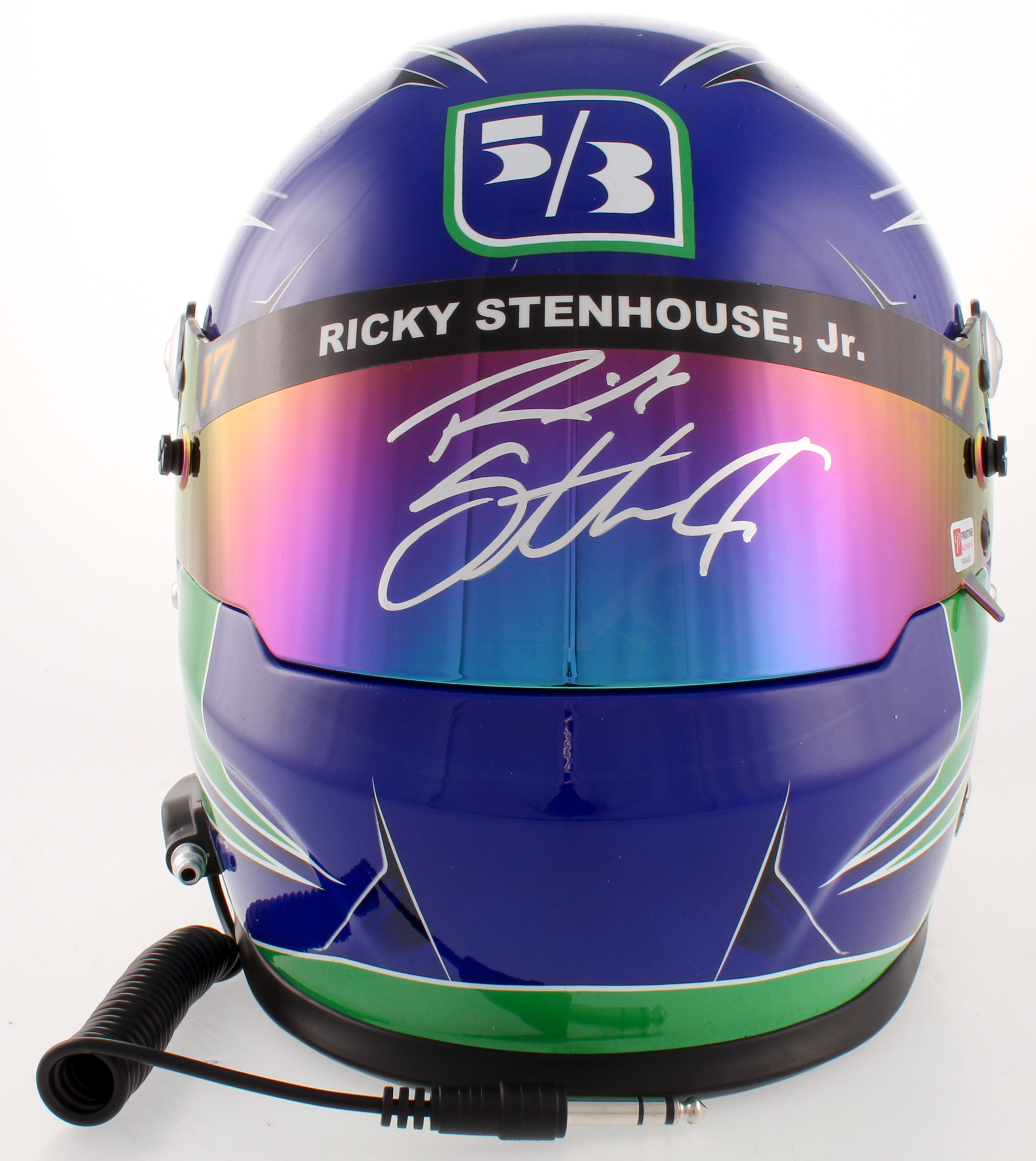 Ricky Stenhouse Jr. Signed 2017 NASCAR Fifth Third Bank Limited Ediiton Full-Size Helmet (PA COA) at PristineAuction.com Ricky Stenhouse Jr. Signed 2017 NASCAR Fifth Third Bank Limited Ediiton Full-Size Helmet (PA COA) at PristineAuction.com