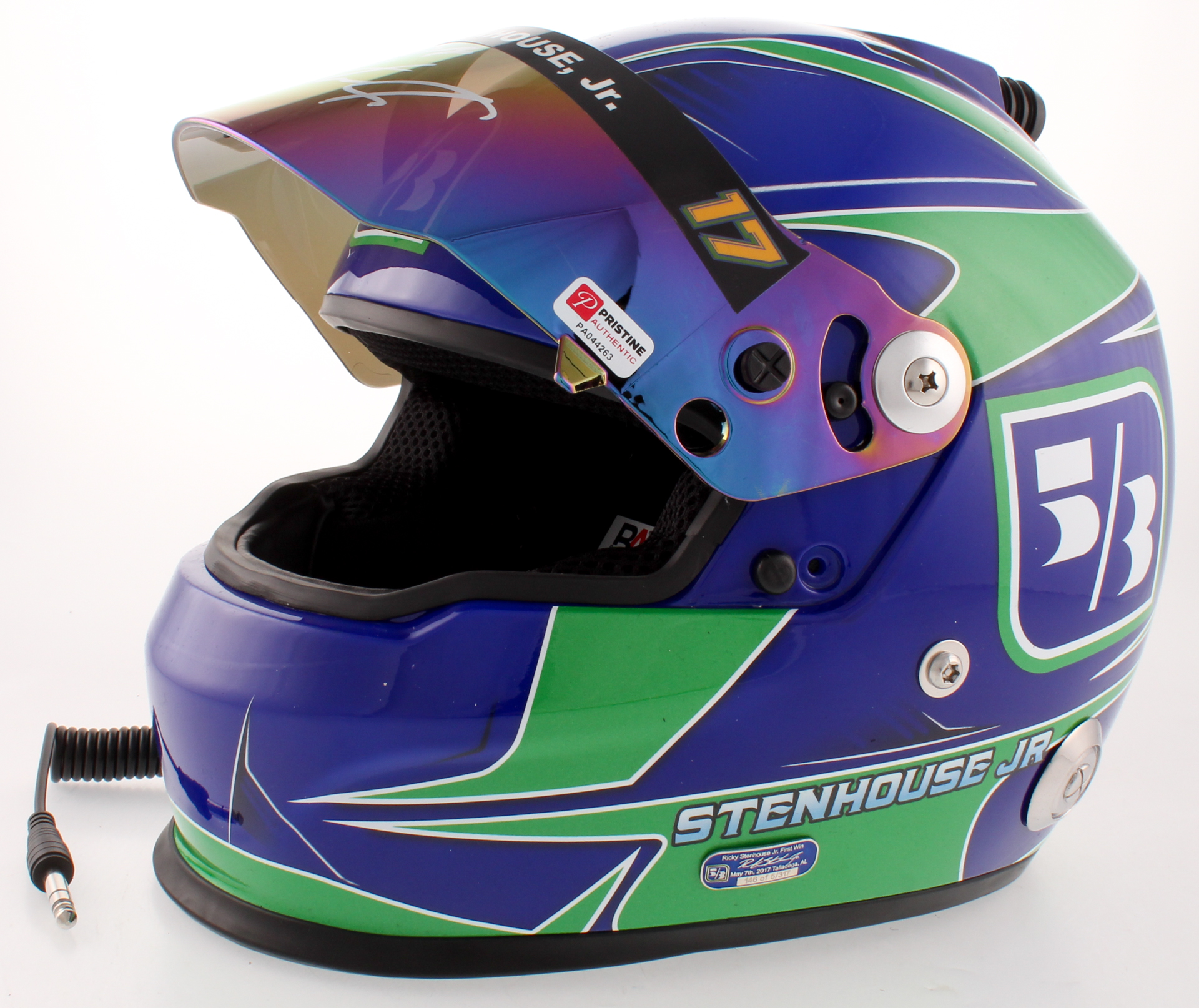 Ricky Stenhouse Jr. Signed 2017 NASCAR Fifth Third Bank Limited Ediiton Full-Size Helmet (PA COA) at PristineAuction.com Ricky Stenhouse Jr. Signed 2017 NASCAR Fifth Third Bank Limited Ediiton Full-Size Helmet (PA COA) at PristineAuction.com