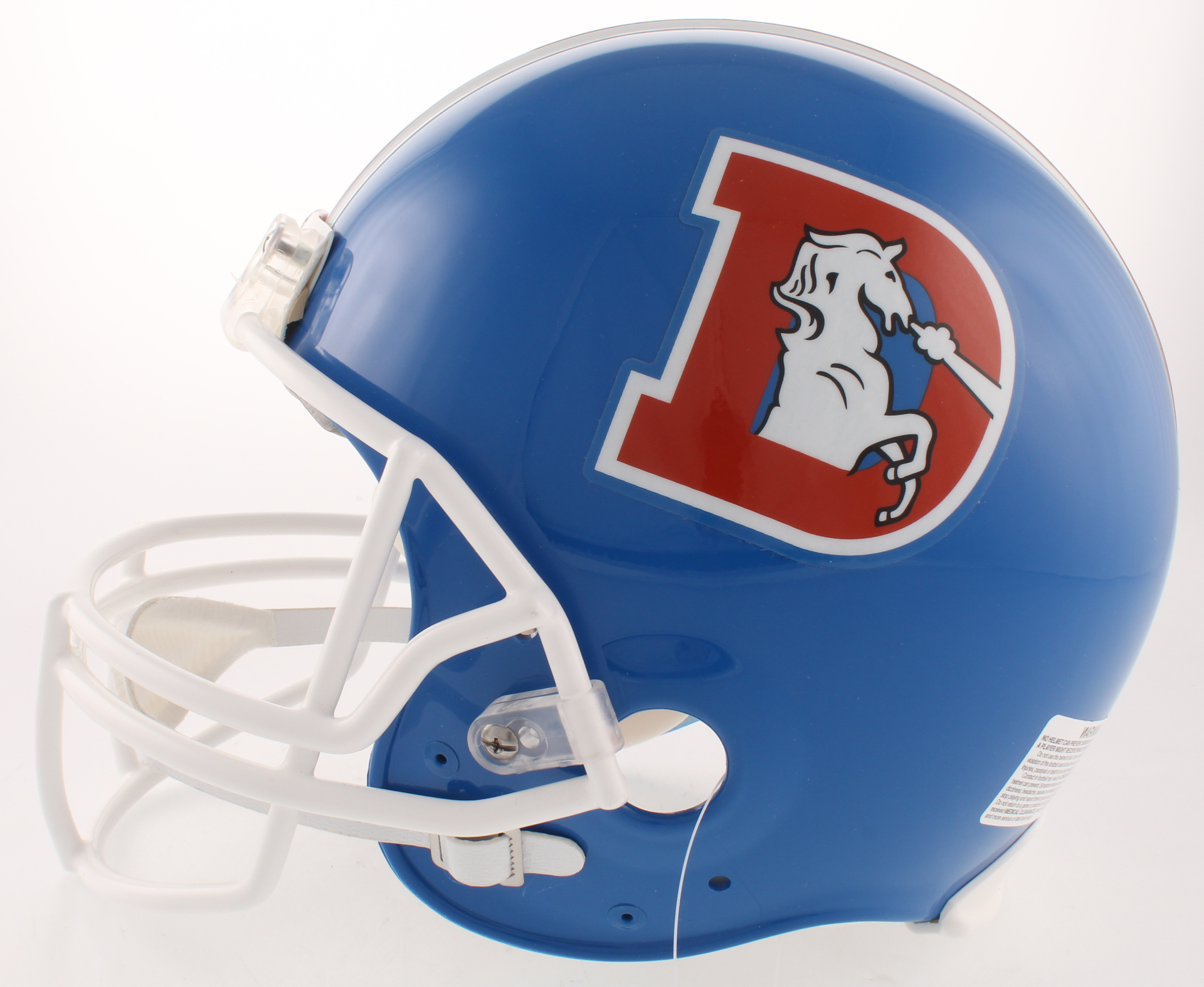 John Elway Signed Denver Broncos Throwback Full-Size Authentic On-Field Helmet with (6) Inscriptions (Beckett COA) at PristineAuction.com John Elway Signed Denver Broncos Throwback Full-Size Authentic On-Field Helmet with (6) Inscriptions (Beckett COA) at PristineAuction.com