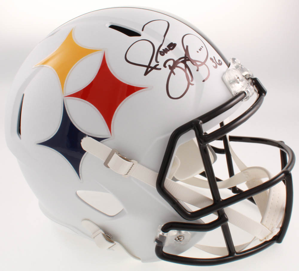 Jerome Bettis Signed Pittsburgh Steelers AMP Alternate Full-Size Speed Helmet (JSA COA) at PristineAuction.com Jerome Bettis Signed Pittsburgh Steelers AMP Alternate Full-Size Speed Helmet (JSA COA) at PristineAuction.com