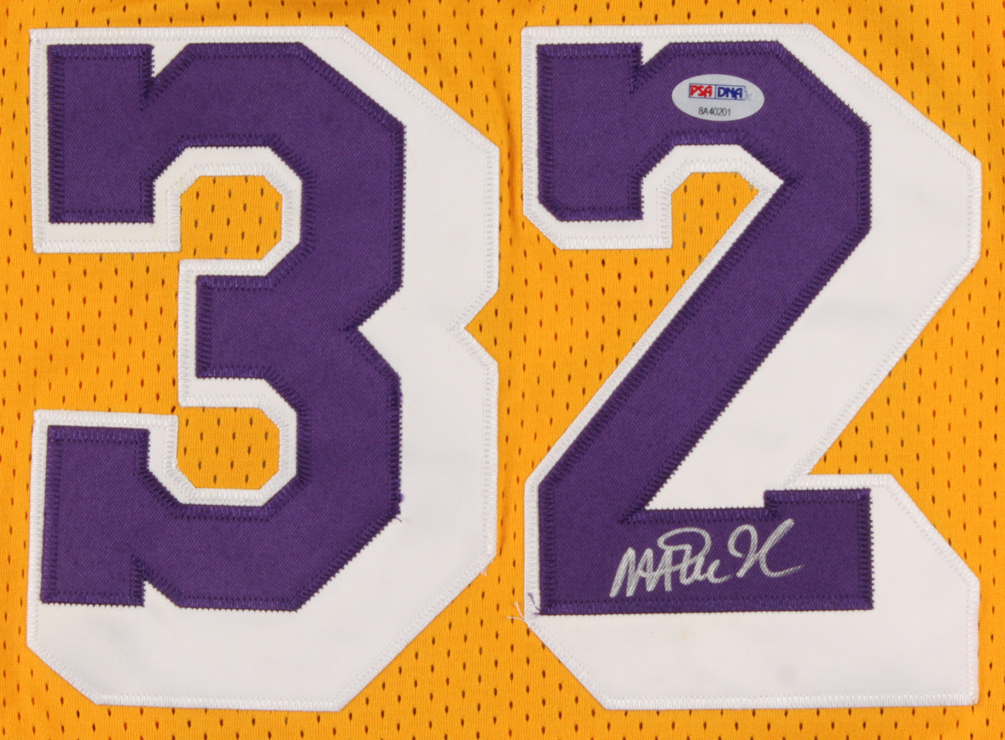 Magic Johnson Signed Los Angeles Lakers Jersey (PSA Hologram) at PristineAuction.com Magic Johnson Signed Los Angeles Lakers Jersey (PSA Hologram) at PristineAuction.com