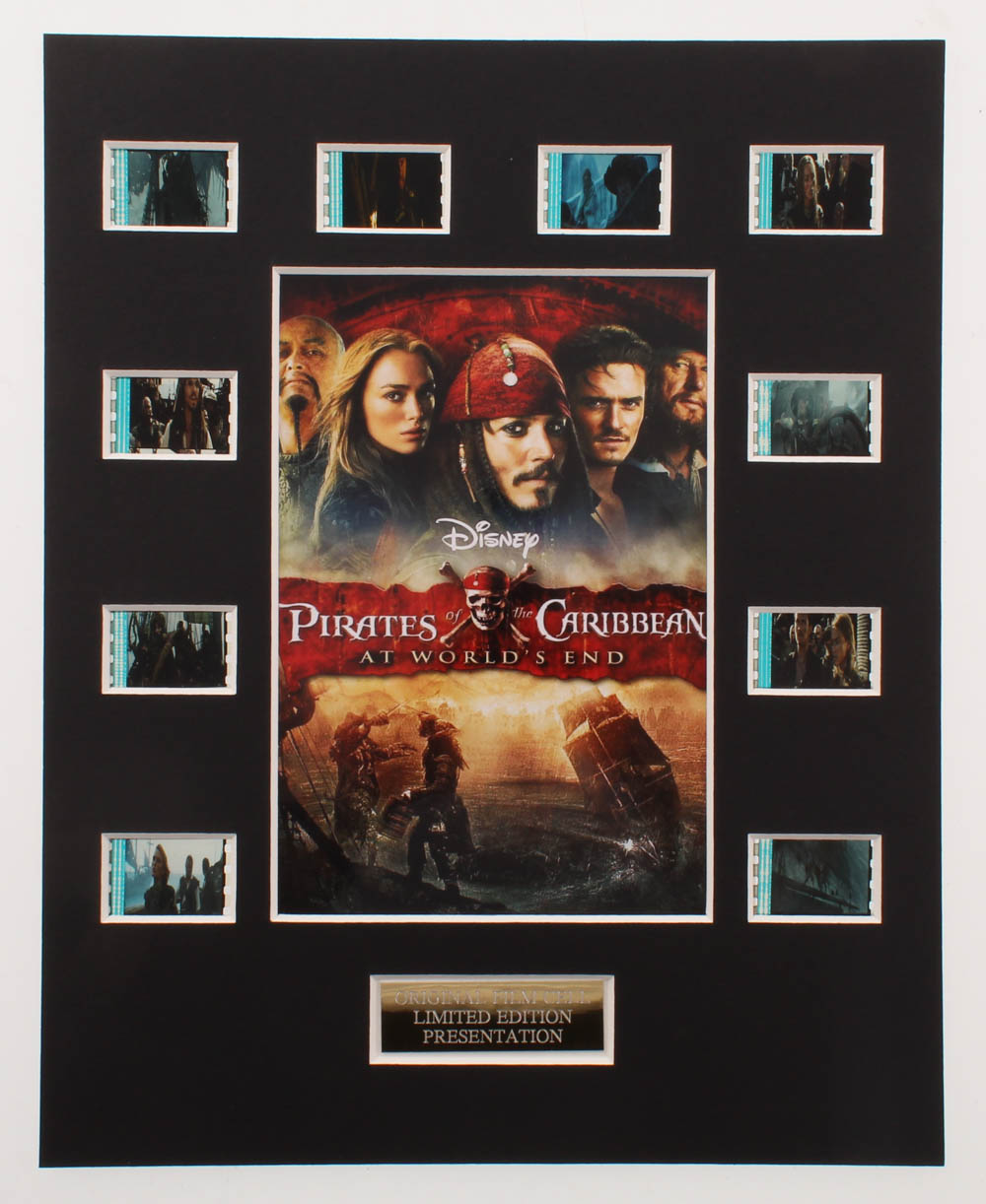 "Pirates of the Caribbean: At World's End" Limited Edition Original Film / Movie Cell Display at PristineAuction.com "Pirates of the Caribbean: At World's End" Limited Edition Original Film / Movie Cell Display at PristineAuction.com