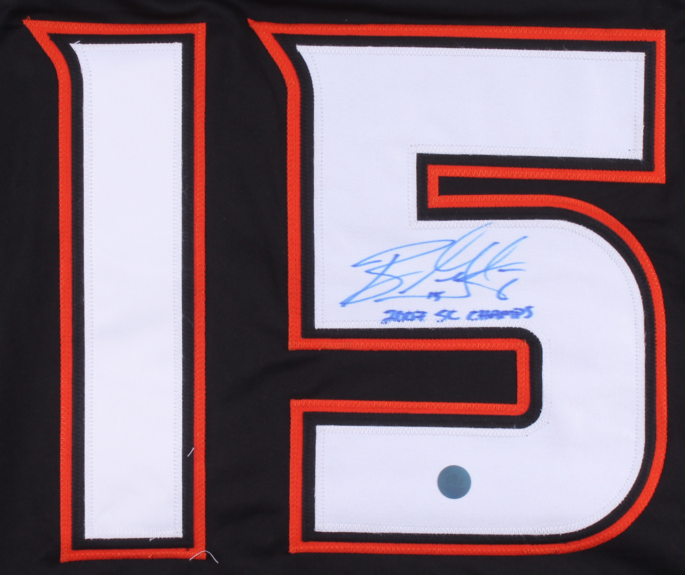 Ryan Getzlaf Signed Jersey Inscribed "2007 SC Champs" (AJ Sports World COA) at PristineAuction.com Ryan Getzlaf Signed Jersey Inscribed "2007 SC Champs" (AJ Sports World COA) at PristineAuction.com