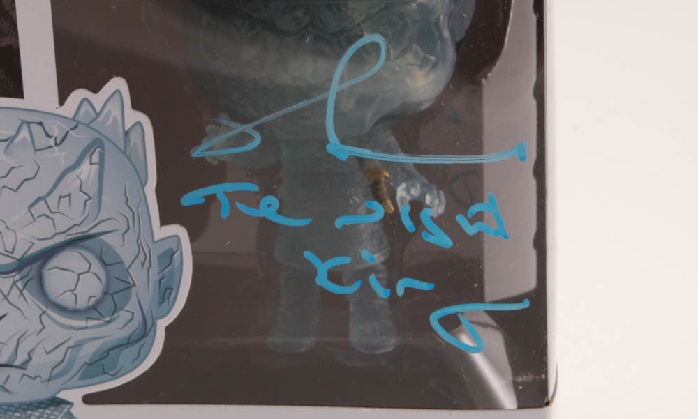 Richard Brake Signed "Game of Thrones" #84 Night King Funko Pop! Vinyl Figure Inscribed "The Night King" (Radtke COA) at PristineAuction.com Richard Brake Signed "Game of Thrones" #84 Night King Funko Pop! Vinyl Figure Inscribed "The Night King" (Radtke COA) at PristineAuction.com