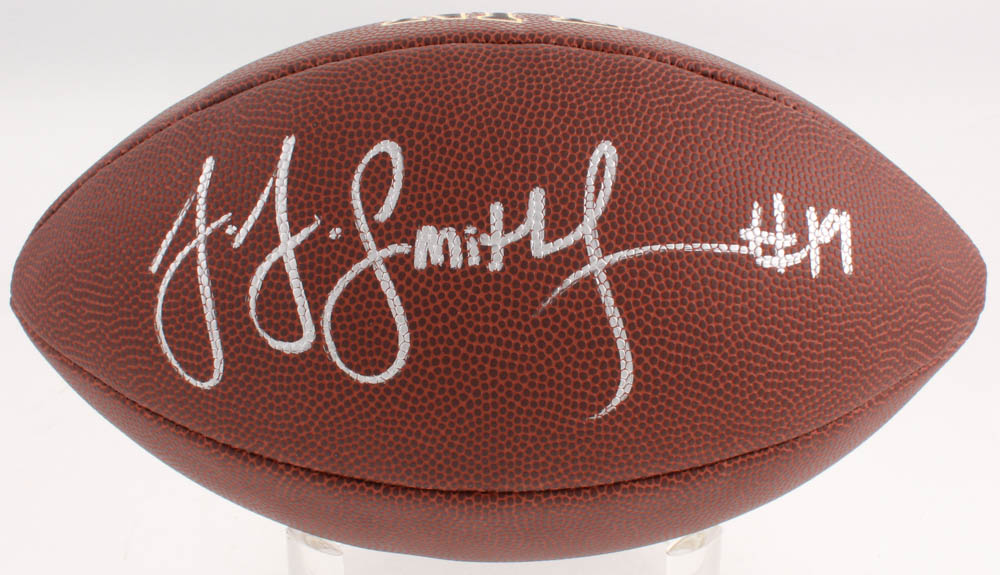 JuJu Smith-Schuster Signed NFL Football (TSE COA) at PristineAuction.com JuJu Smith-Schuster Signed NFL Football (TSE COA) at PristineAuction.com