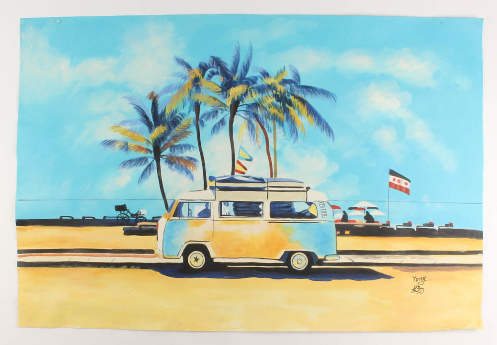 Rodney Weng - "Coastline Drive" 25x37.5 Original Oil Panting on Linen (PA LOA) at PristineAuction.com Rodney Weng - "Coastline Drive" 25x37.5 Original Oil Panting on Linen (PA LOA) at PristineAuction.com