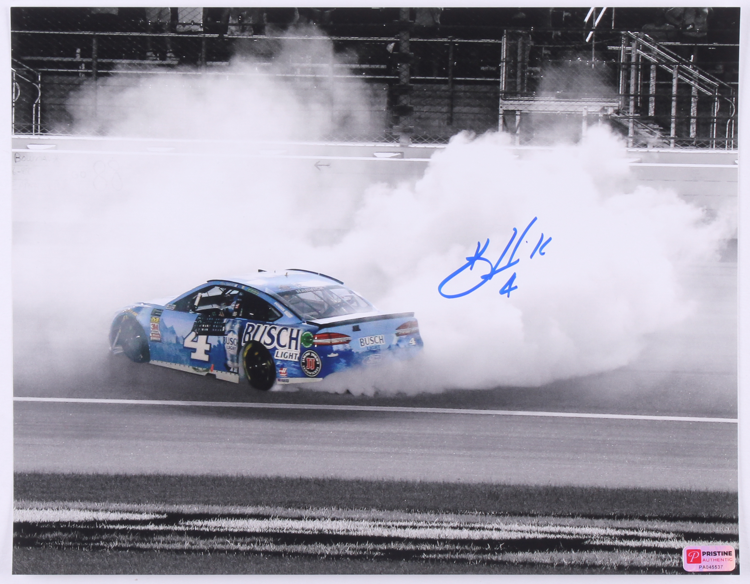 Kevin Harvick Signed NASCAR - Burnout - 11x14 Photo (PA COA) at PristineAuction.com Kevin Harvick Signed NASCAR - Burnout - 11x14 Photo (PA COA) at PristineAuction.com