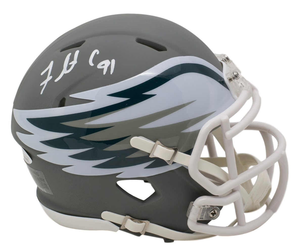 Fletcher Cox Signed Eagles AMP Alternate Speed Mini Helmet (JSA COA) at PristineAuction.com Fletcher Cox Signed Eagles AMP Alternate Speed Mini Helmet (JSA COA) at PristineAuction.com