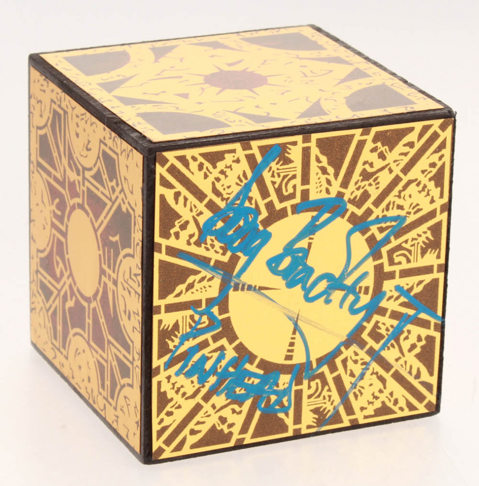 Doug Bradley Signed "Hellraiser" PuzzleBox Cube Prop Inscribed "Pinhead" (Legends COA
