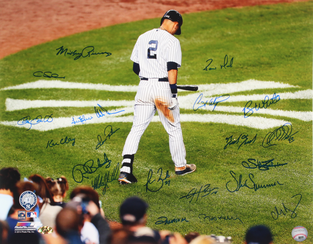 New York Yankees 16x20 Photo Signed by (21) with Jeff Nelson, Todd